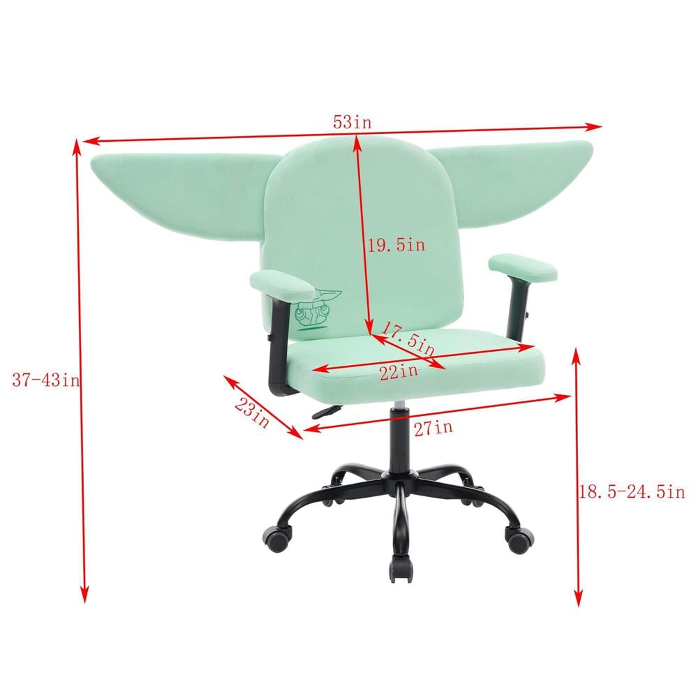 Impressions Vanity Grogu Swivel Chair in Black, , large