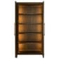 Furniture Worldwide Montclair 4 Piece Queen Panel Bedroom Set in Embossed Cocoa and Smoked Gold, , large