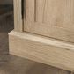 Sauder Aspen Post Credenza Desk with Hutch in Prime Oak, , large