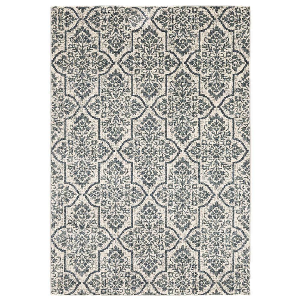 Oriental Weavers Fiona Branford 4929A 9"10" x 12"10" Ivory Area Rug, , large