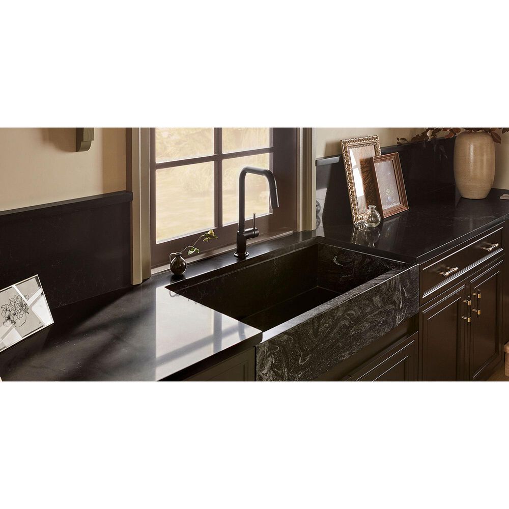 NFM Custom Countertops Midnight Corvo 3cm Quartz Countertop, , large