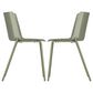 Moe"s Home Collection Esme Patio Dining Chair in Green (Set of 2), , large