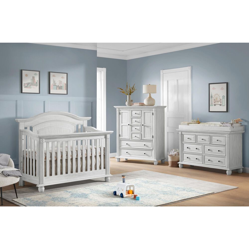 Oxford Baby London Lane 7-Drawer Dresser in Vintage White, , large