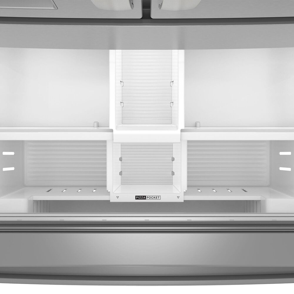 Whirlpool 29 Cu. Ft. French Door Refrigerator with Reach Through Handles in Fingerprint-Resistant Stainless Steel, , large