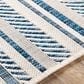 Surya Eagean EAG-2337 Navy, Light Blue, Blue and White 7"10" Square Indoor/Outdoor Area Rug, , large
