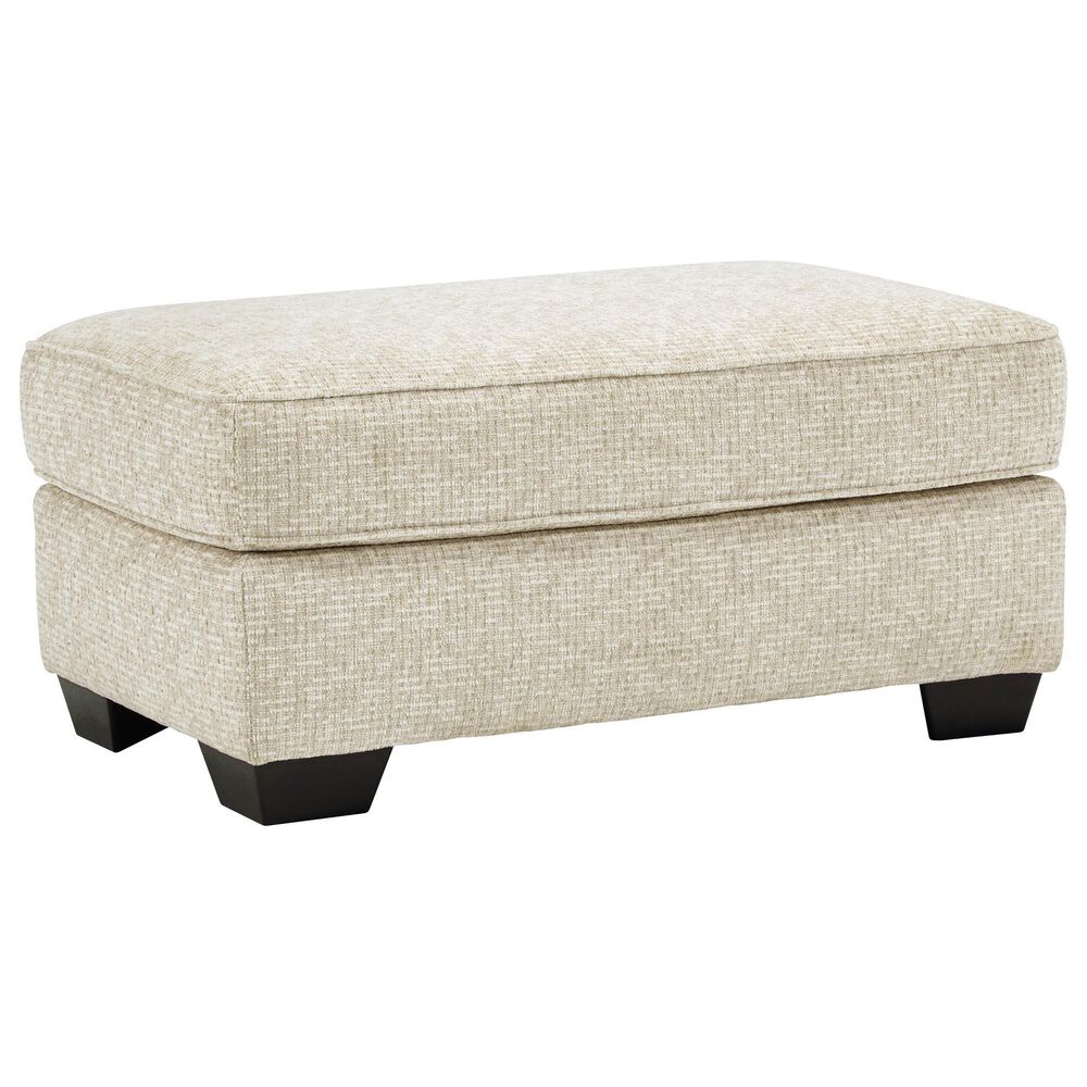 Signature Design by Ashley Haisley Standard Ottoman in Ivory, , large