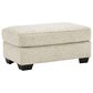 Signature Design by Ashley Haisley Standard Ottoman in Ivory, , large