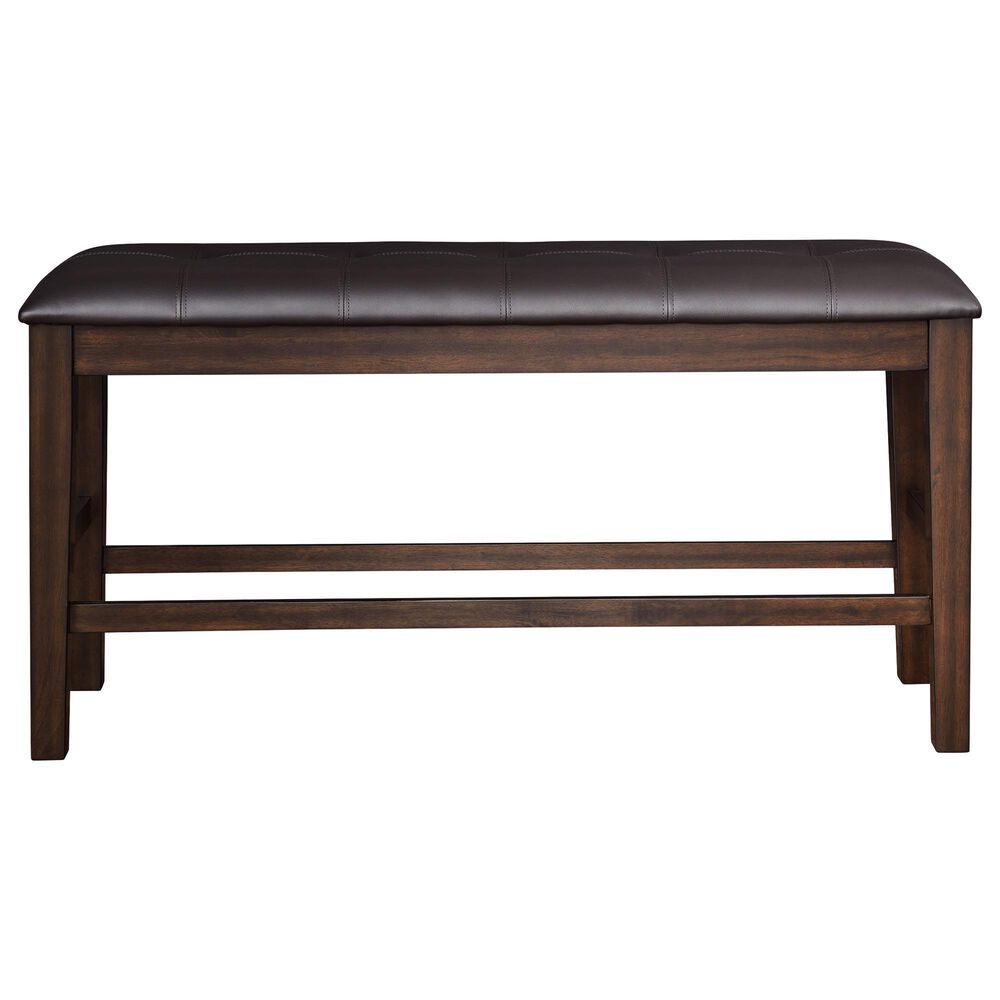 Ashley Haddigan 6-Piece Rectangular Dining Set in Smoky Dark Brown, , large