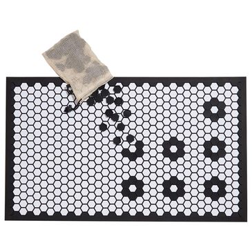 Pattern Brands Tile Mat 1.5" x 2.5" White Door Mat, , large