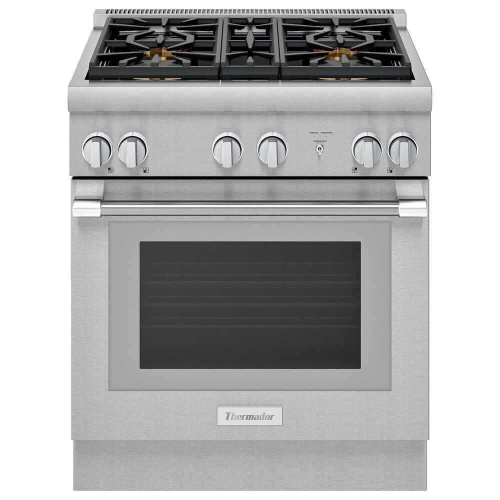 Thermador 30" Pro Harmony Standard Depth Gas Range in Stainless Steel