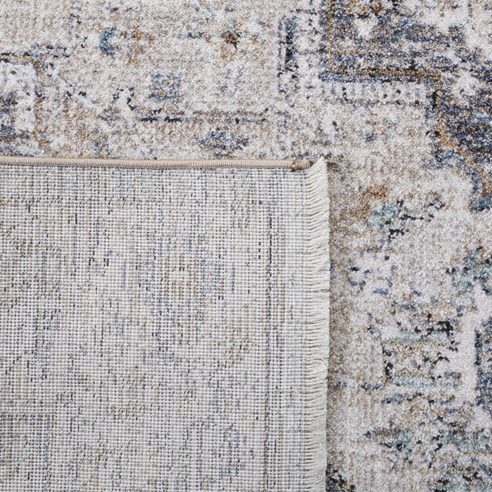Safavieh Jasmine  2&#39;2&quot; x 9&#39; Grey and Blue Runner, , large
