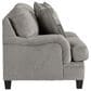Ashley Davinca Stationary Loveseat in Charcoal, , large