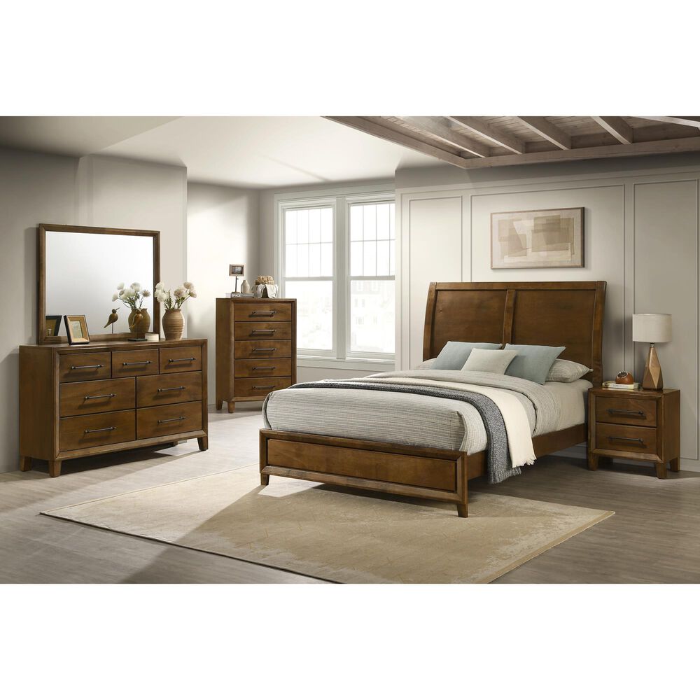 New Heritage Ballard Full Panel Bed in Walnut, , large