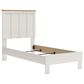 Ashley Linnocreek 3-Piece Twin Bedroom Set in White and Warm Brown, , large