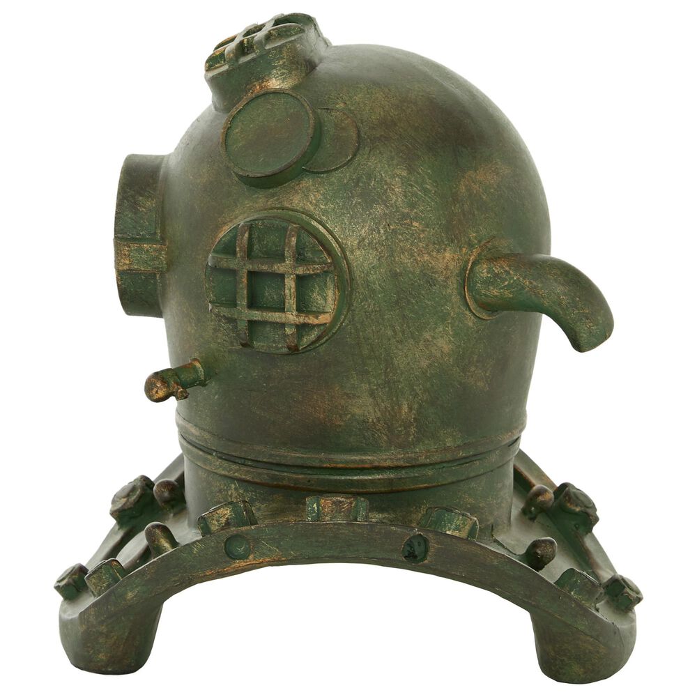 Maple and Jade 8&quot; x 10&quot; Coastal Polystone Helmet in Bronze, , large