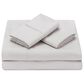 4-Piece King Checkered Emboss Sheet Set in Modern Gray, , large