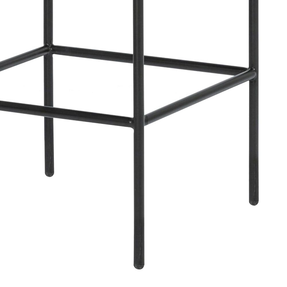 Four Hands Benton Bar Stool in Almond Oak and Midnight, , large