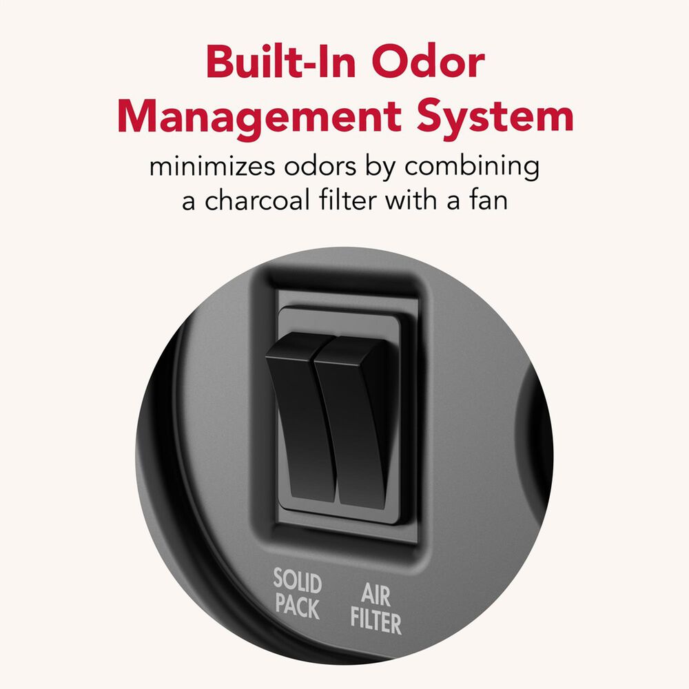 KitchenAid 15" Built-In Trash Compactor with Odor Management System in Black Ore, , large