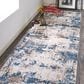 Feizy Cadiz Blue and Ivory 3"1" x 10" Runner, , large