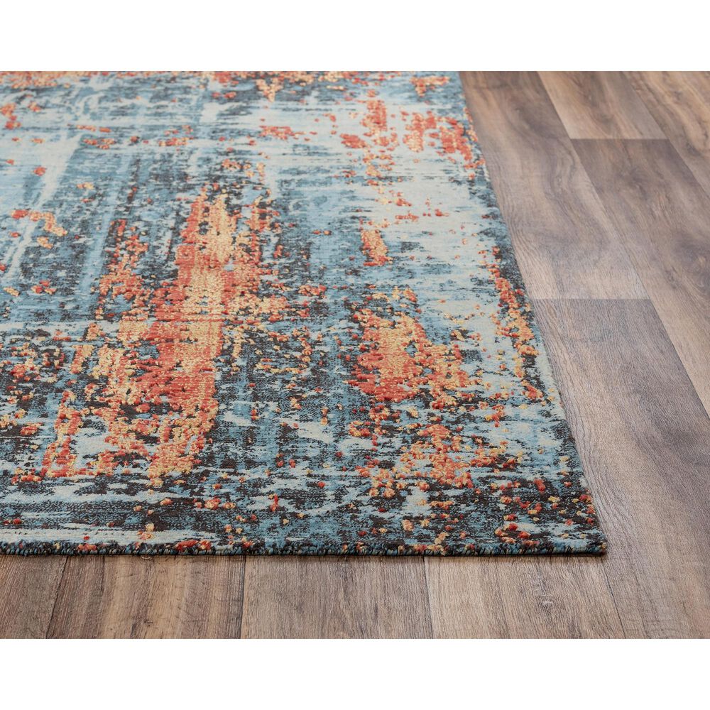 RIZZY Premier PMR101 8&#39; x 10&#39; Blue Area Rug, , large