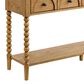 Forma & Co Turn Wood Sofa Table with Spindle Legs in Prairie Oak, , large