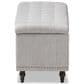 Baxton Studio Kaylee Storage Ottoman Bench in Grayish Beige, , large