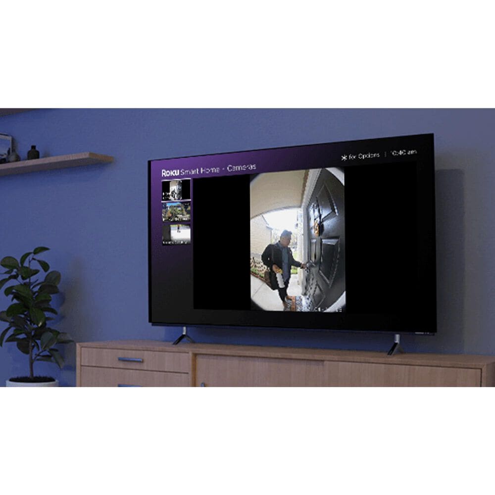Roku Wire-free Video Doorbell and Chime with 1440p HD Night Vision in White, , large