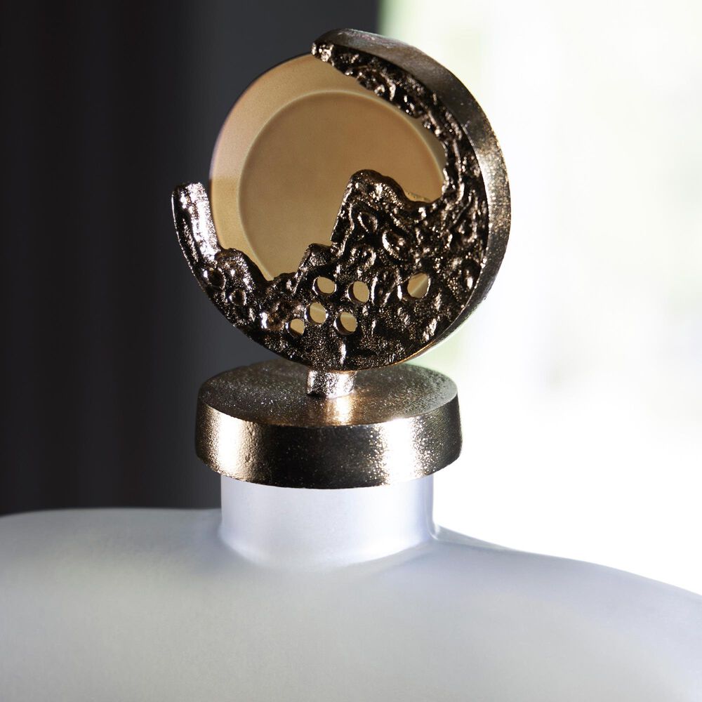 Ashley Acario 17.63" Jar in Taupe and Gold, , large