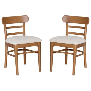 Linon Home Decor Tuttle Side Chair in Brown (Set of 2), , large