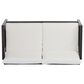 HOMLUX 2-Piece Outdoor Conversation Set with Cushions in White and Black, , large
