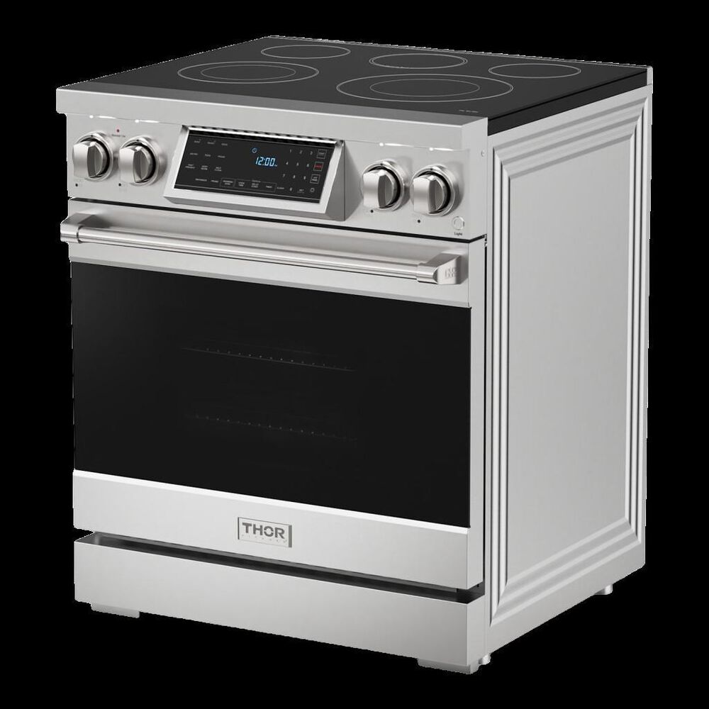 Thor Kitchen Gordon Ramsay 4.55 Cu. Ft. Professional Electric Range in Stainless Steel, , large