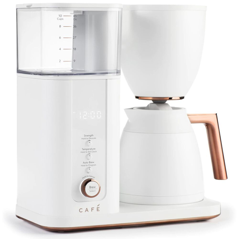 Cafe Specialty Drip Coffee Maker with Wi-Fi in Matte White, , large