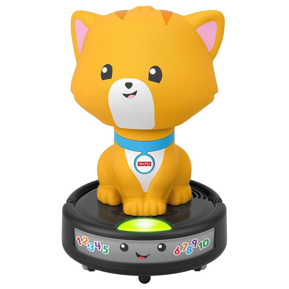 Fisher-Price Laugh and Learn Crawl-After Cat on a Vac Toy, , large