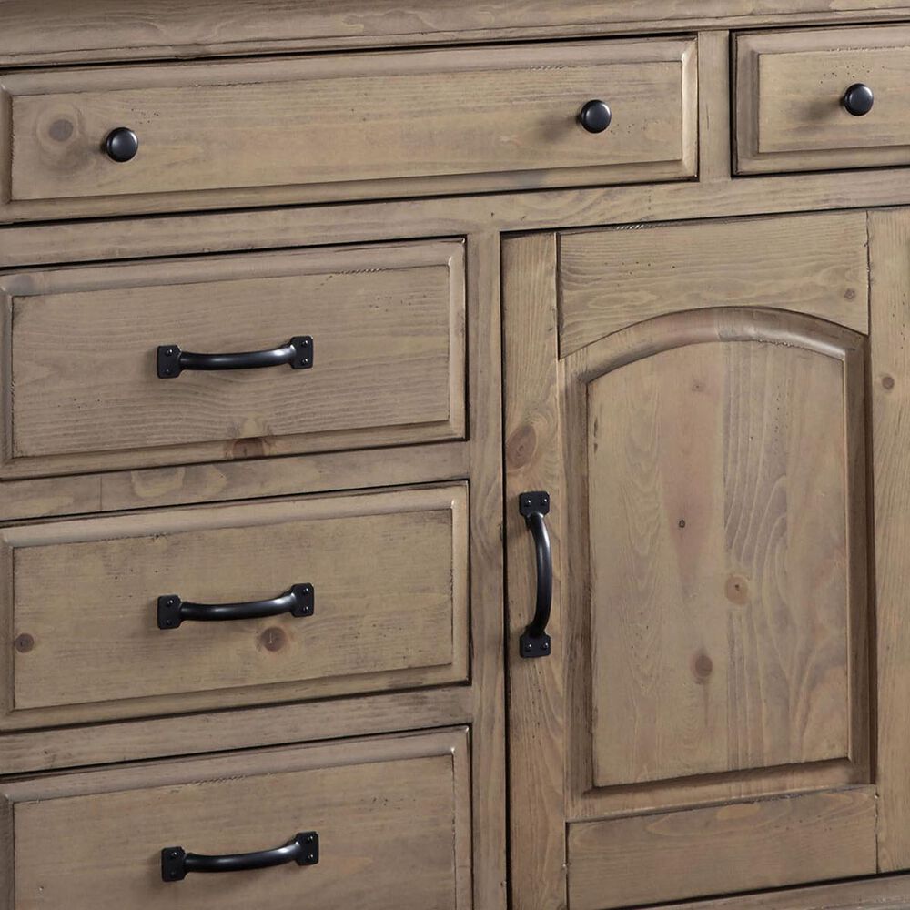 Hickory Point Everly 8 Drawer and 1 Door Dresser in Natural, , large