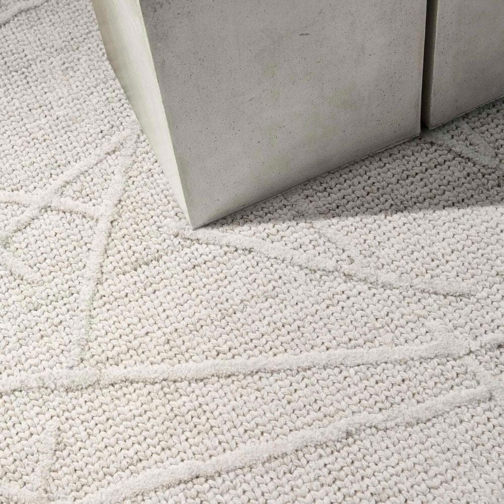Nourison Wander 8&#39;6&quot; x 11&#39;6&quot; Ivory and Grey Area Rug, , large