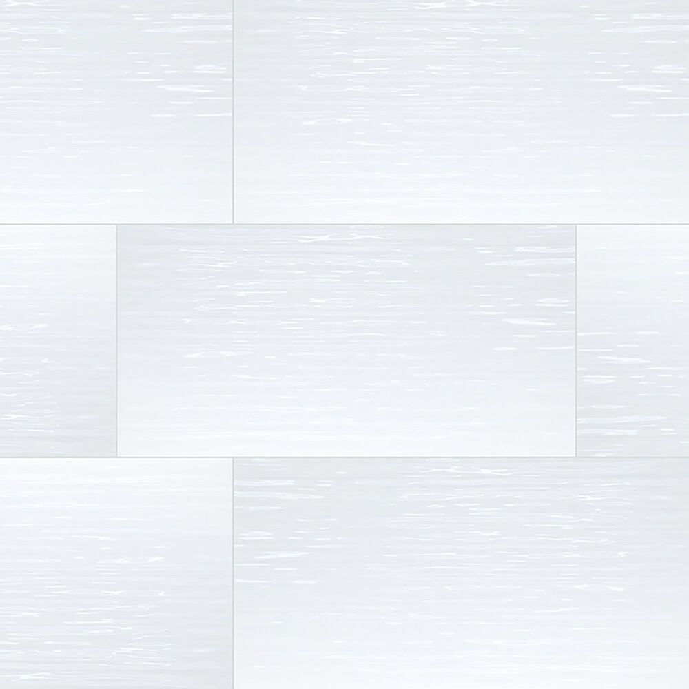 MS International Dymo Stripe White 12" x 24" Ceramic Tile, , large