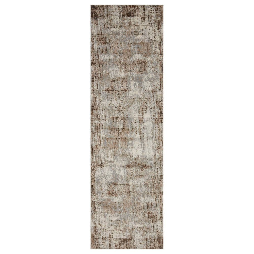 Loloi II Austen 2"4" x 10" Natural and Mocha Runner, , large