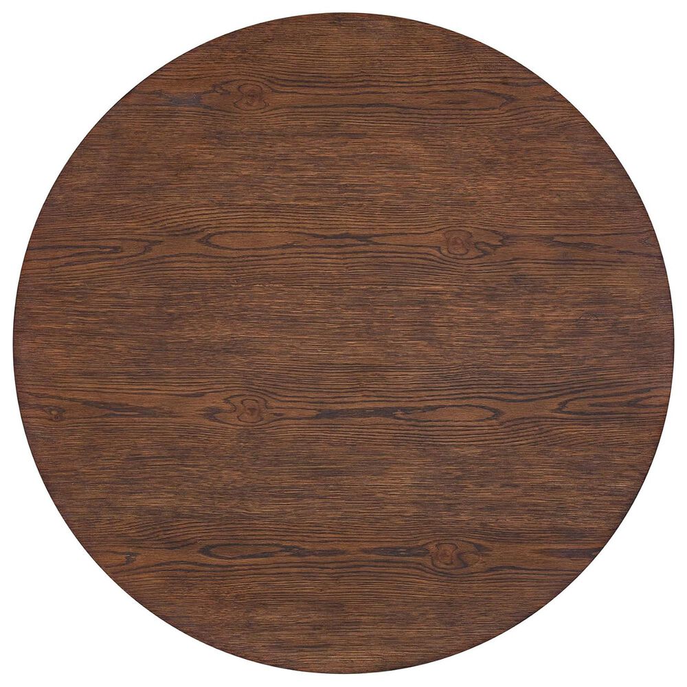 Forma &amp; Co Turn Wood Coffee Table in Cocoa Brown, , large