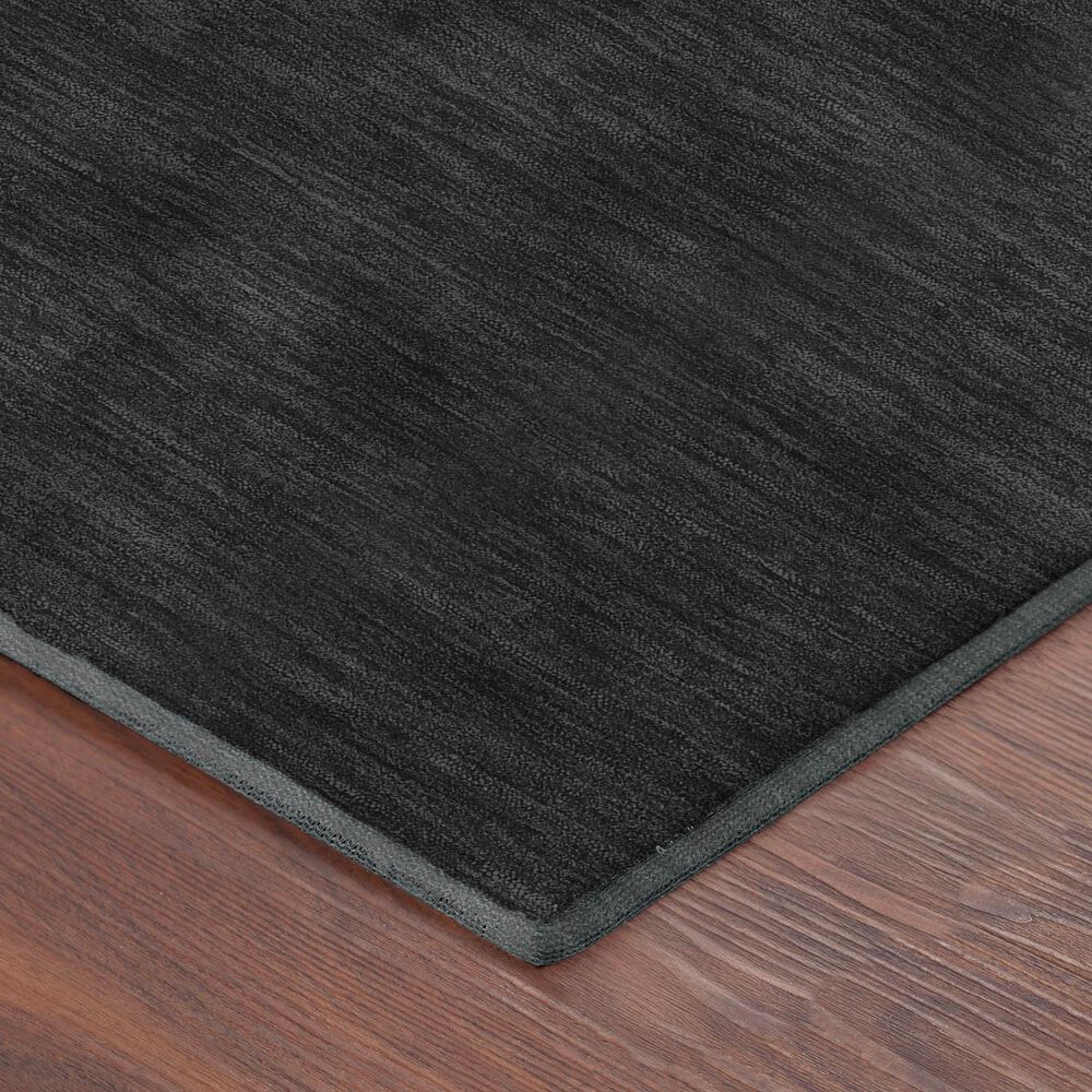 Dalyn Rug Company Soft Essentials Solid Black 5' x 7'6" Area Rug, , large