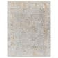 Surya Dresden Medium Gray, White, Light Slate, Gray, Mustard and Denim 9" x 12"2" Area Rug, , large