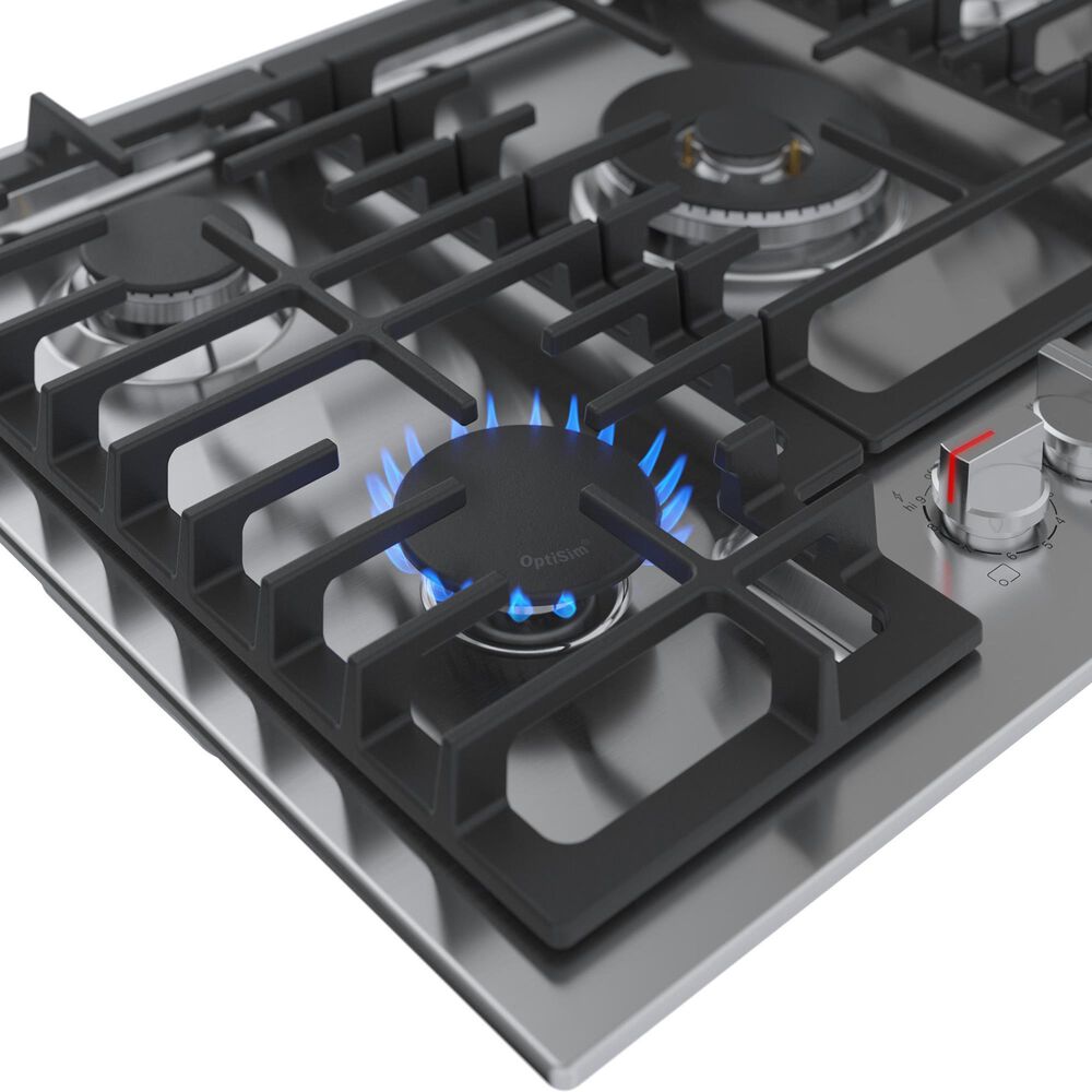 Bosch 800 Series 2-Piece Kitchen Package with 30&quot; Double Wall Oven 30&quot; Gas Cooktop and in Stainless Steel, , large