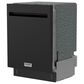 Thor Kitchen 24" Built-In Top Control Dishwasher with Pocket Handle in Black, , large