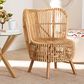 Baxton Studio Nagoya Wide Seat Lounge Chair in Natural Brown, , large