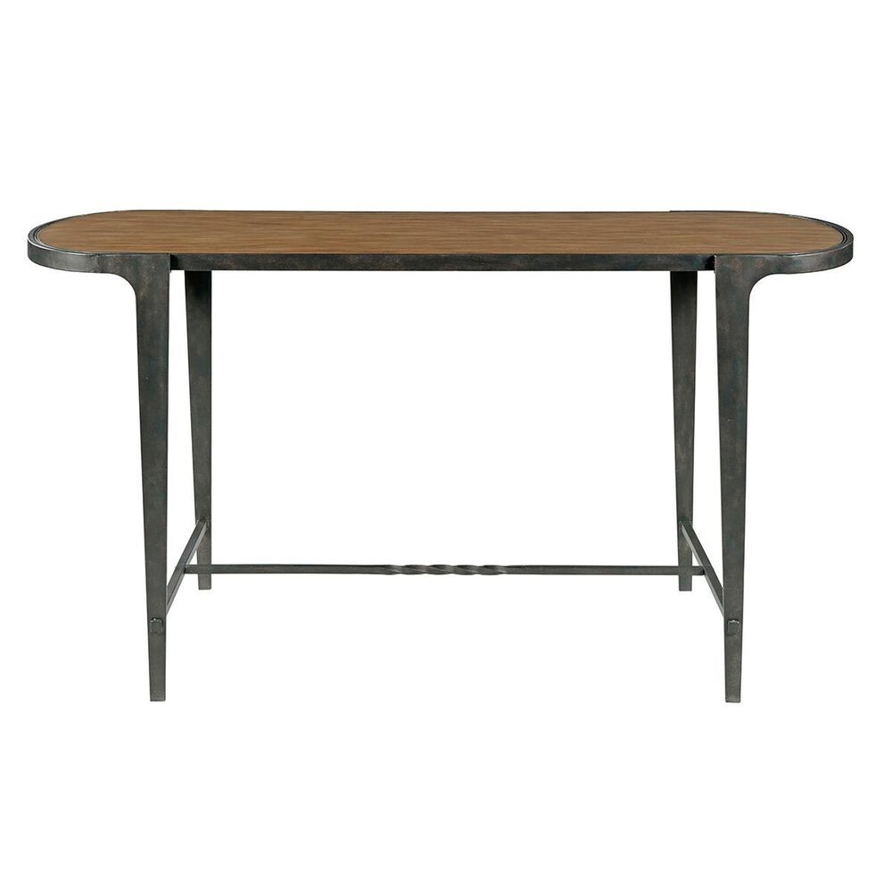 American Drew Olmsted Oversized Sofa Table in Rustic Oak, , large