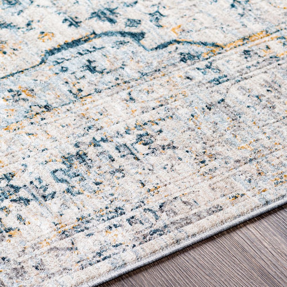 Surya Laila LAA-2311 10&#39; x 14&#39; Teal, Sage, Saffron, Gray and Cream Area Rug, , large