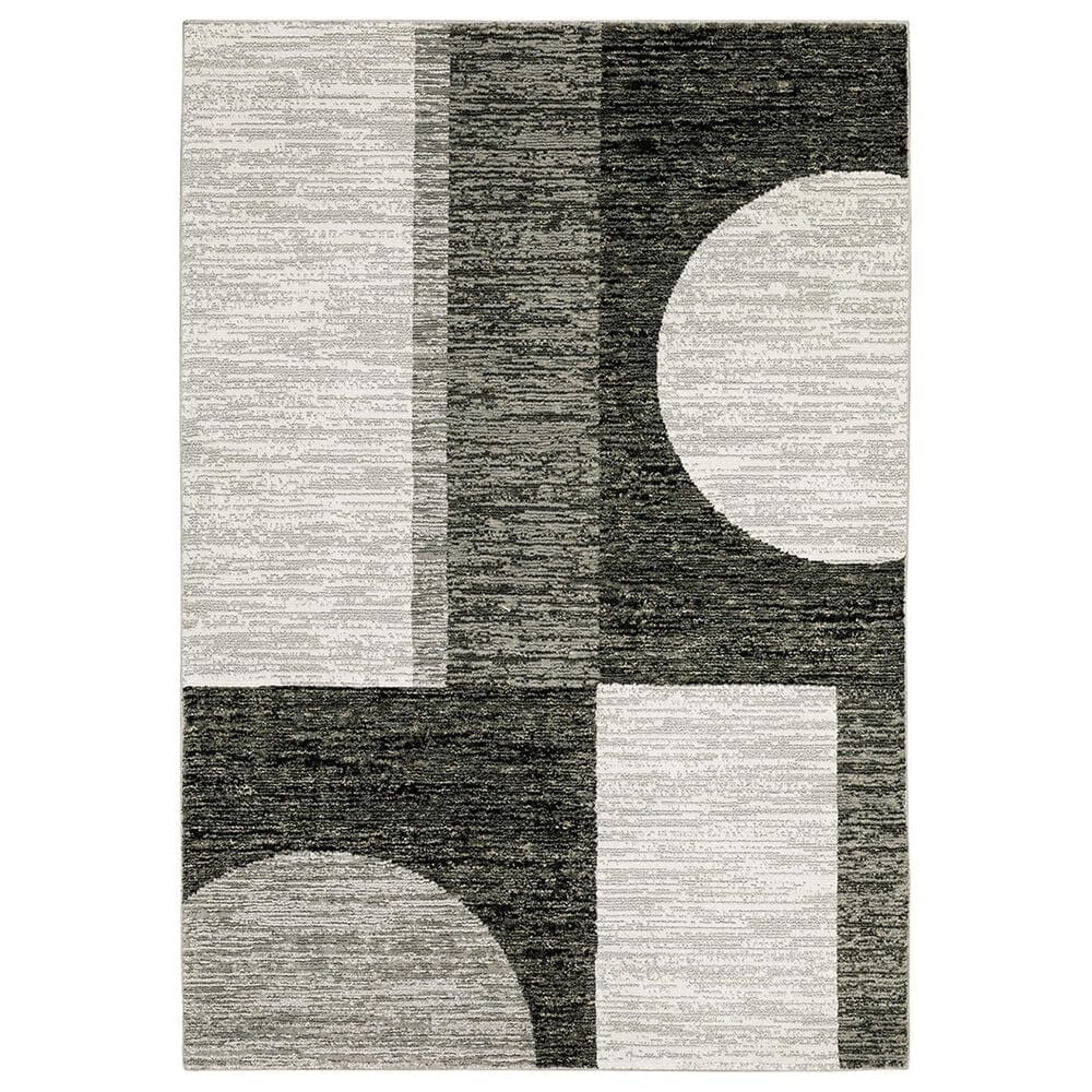 Oriental Weavers Strada 8"6" x 11"7" Charcoal Area Rug, , large