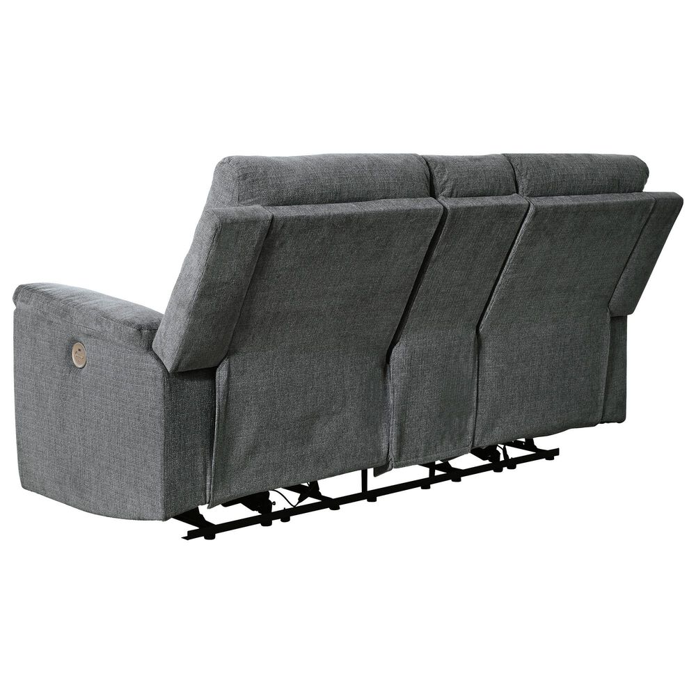 Ashley Barnsana Power Reclining Loveseat in Gravel, , large