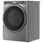 Whirlpool 7.4 Cu. Ft. Smart Front Load Gas Dryer with Steam Capabilities in Radiant Silver, , large