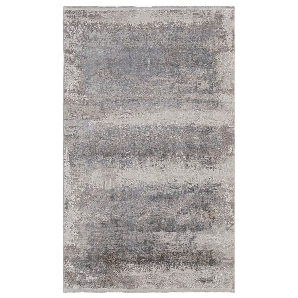 Feizy Cadiz Light Gray 2"2" x 3"2" Area Rug, , large