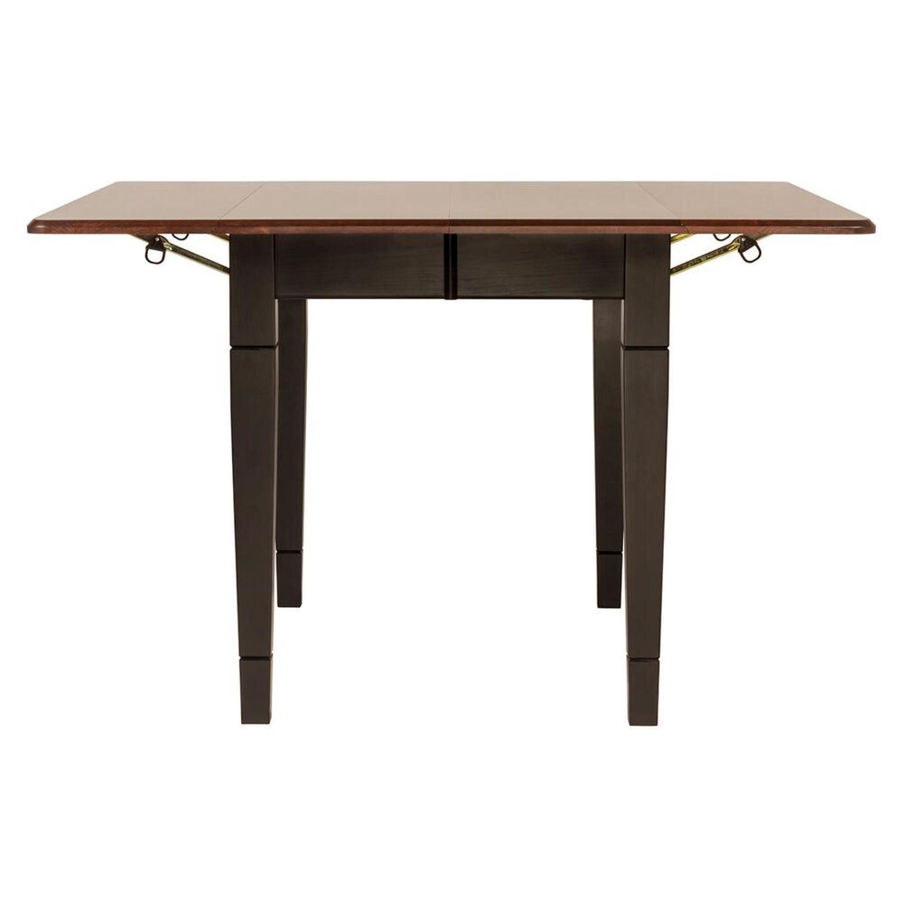 Fleming Furniture Co. Saber Dining Table in Auburn and Onyx Table